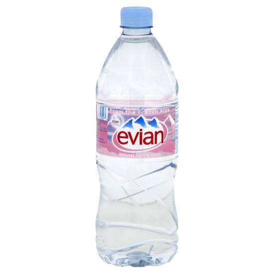 Order Evian Natural Spring Water (1 L) food online from Rite Aid store, Shawnee on bringmethat.com