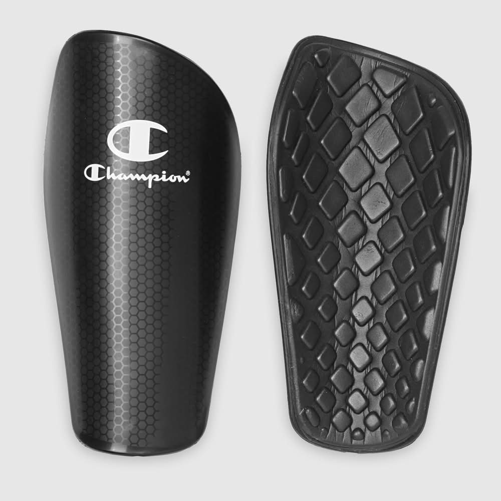 Champion Defender Elite Shin Guards, L/XL, Black