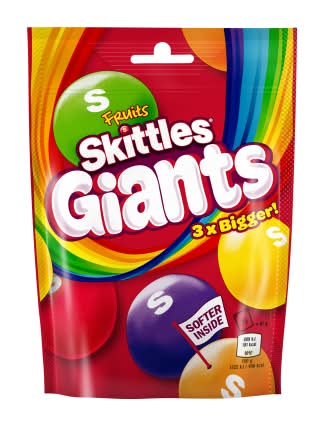 Skittles Giants Fruits Chewy Candy (132g)