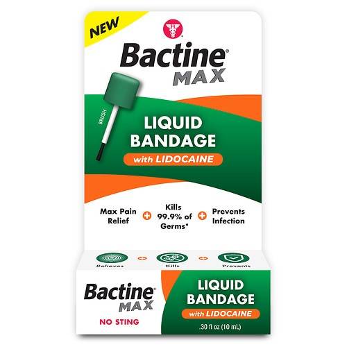 Bactine Max Liquid Bandage with Lidocaine - 0.3 fl oz