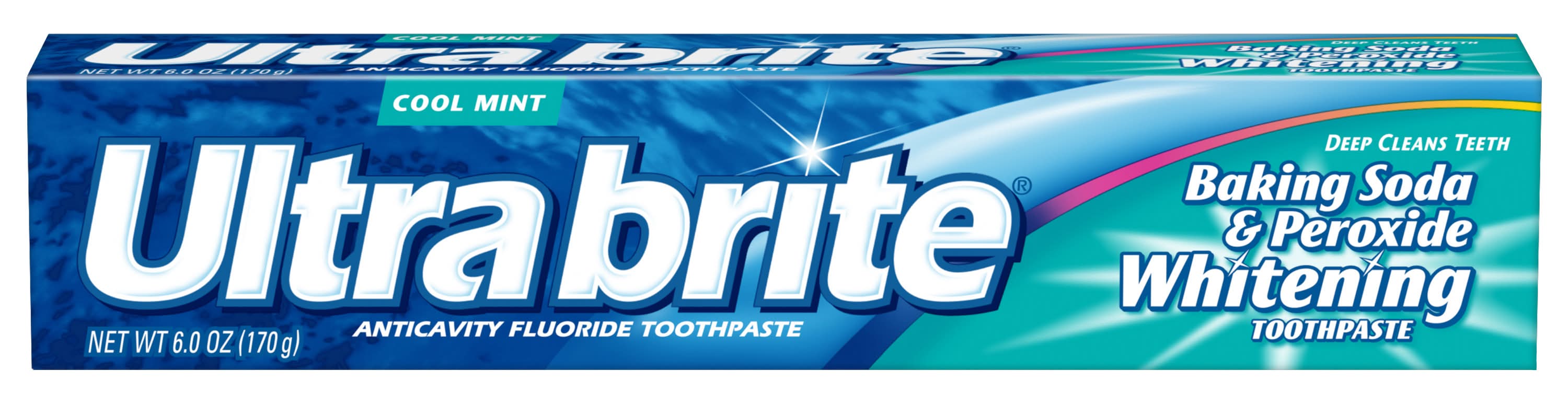 Ultra Brite Baking Soda & Peroxide Whitening Toothpaste (6 oz)