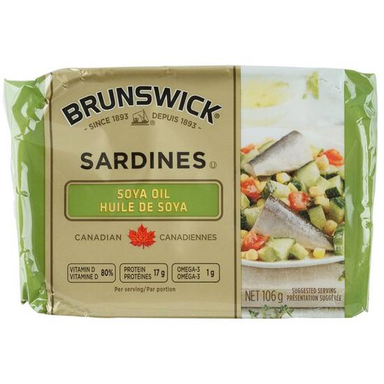Brunswick Soy Oil Sardines (106 g)