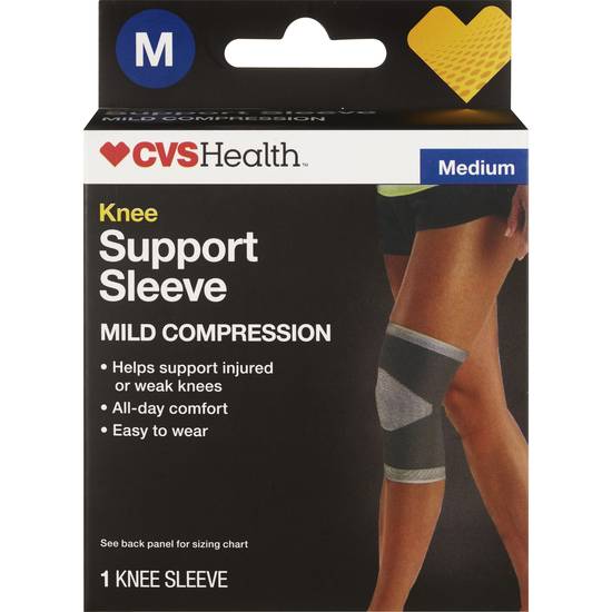 CVS Health Knee Support Sleeve, Medium