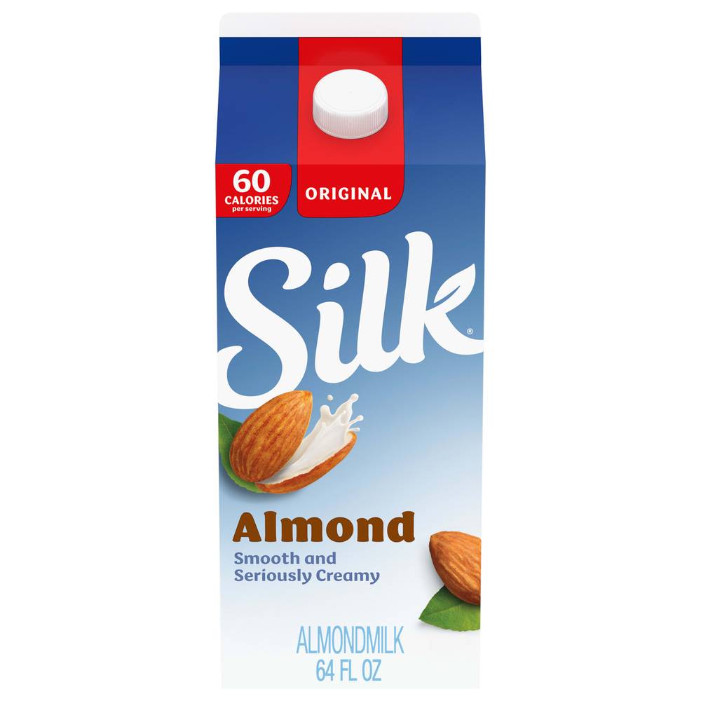 Silk Dairy Free Original Almondmilk (64 fl oz)