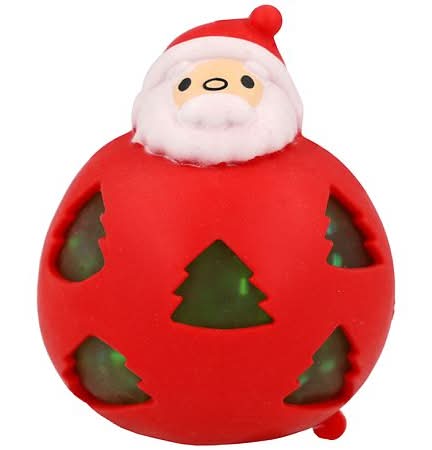 Anboor Pack De 12 Squishies Navideños – Bolas De Estrés Con Muñeco De Nieve, Santa Y Árbol, Espuma Suave Y Lenta, Ideal Para Regalos De Calcetín Y Bolsas De Dulces