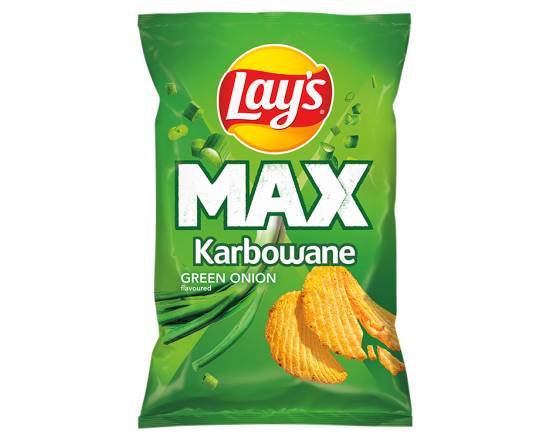 Lay's Max Karbowane Zielona Cebulka 120 g