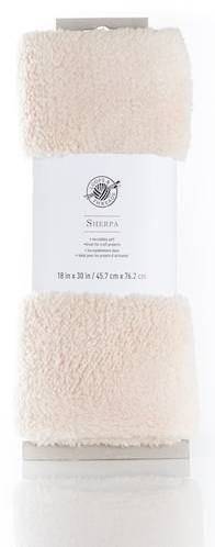 Loops & Threads Sherpa Fabric Bundle ( 0.5yd. x 30"/Natural beige)