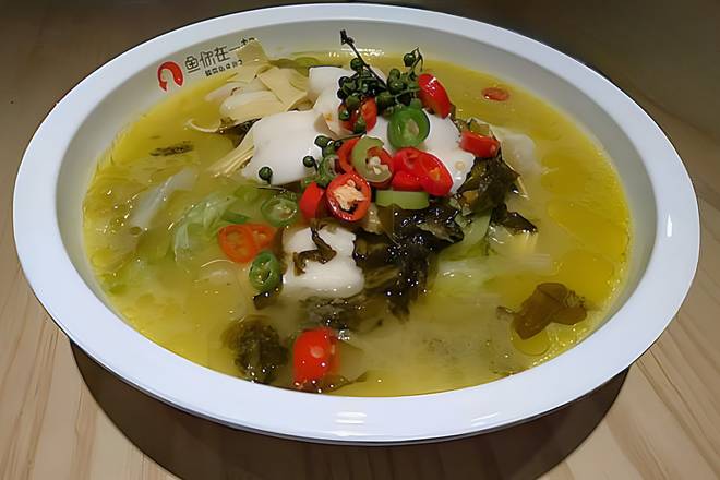 Fish with Pickled Vegetable Soup 酸菜鱼片汤