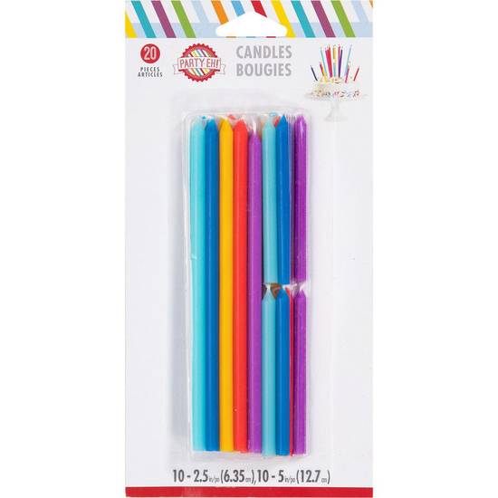 Party-Eh! Rainbow Candles (20 units)