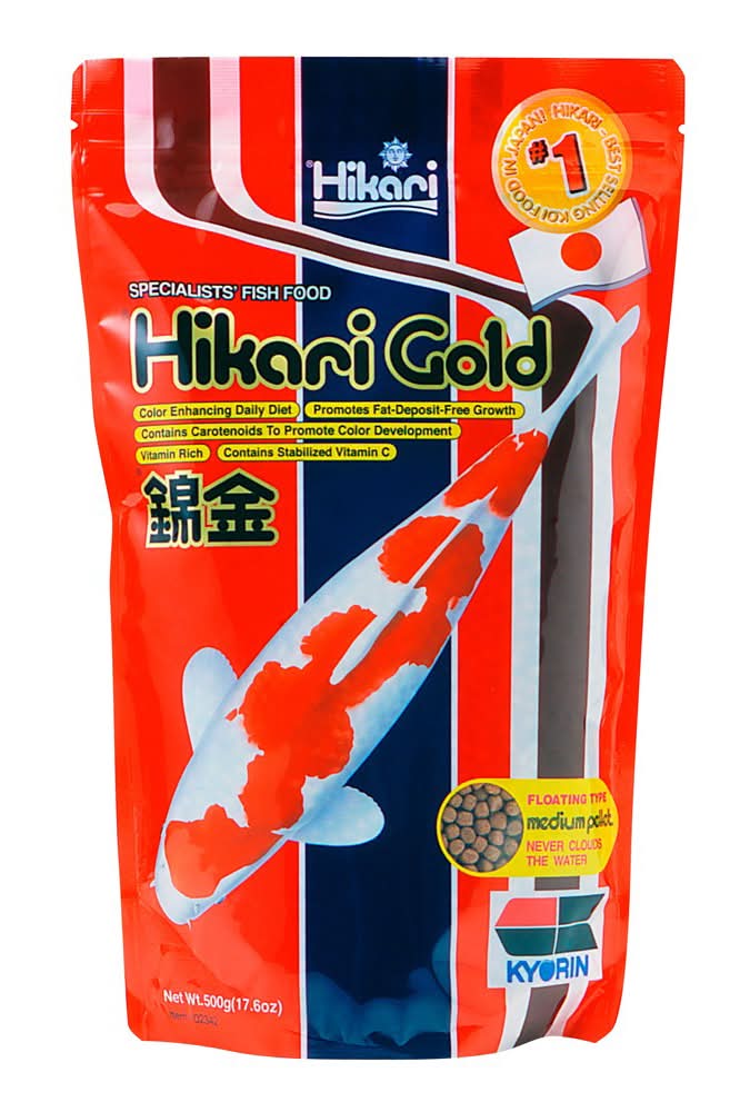 Hikari Koi Gold Medium Pellet Fish Food (17.6 oz)