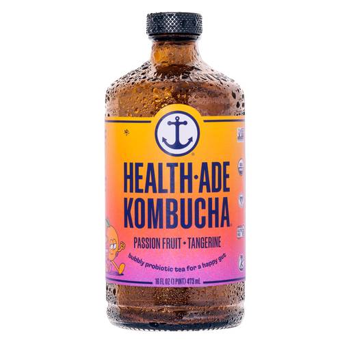 Health-Ade Kombucha Passionfruit Tangerine 16oz Bottle