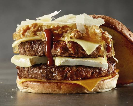 Four Cheese Double Burger