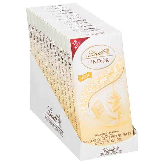 Lindt White Chocolate Truffle Pieces (3.5 oz)