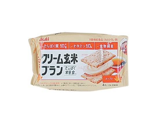 【補助食品】●アサヒ クリーム玄米ブランメープル