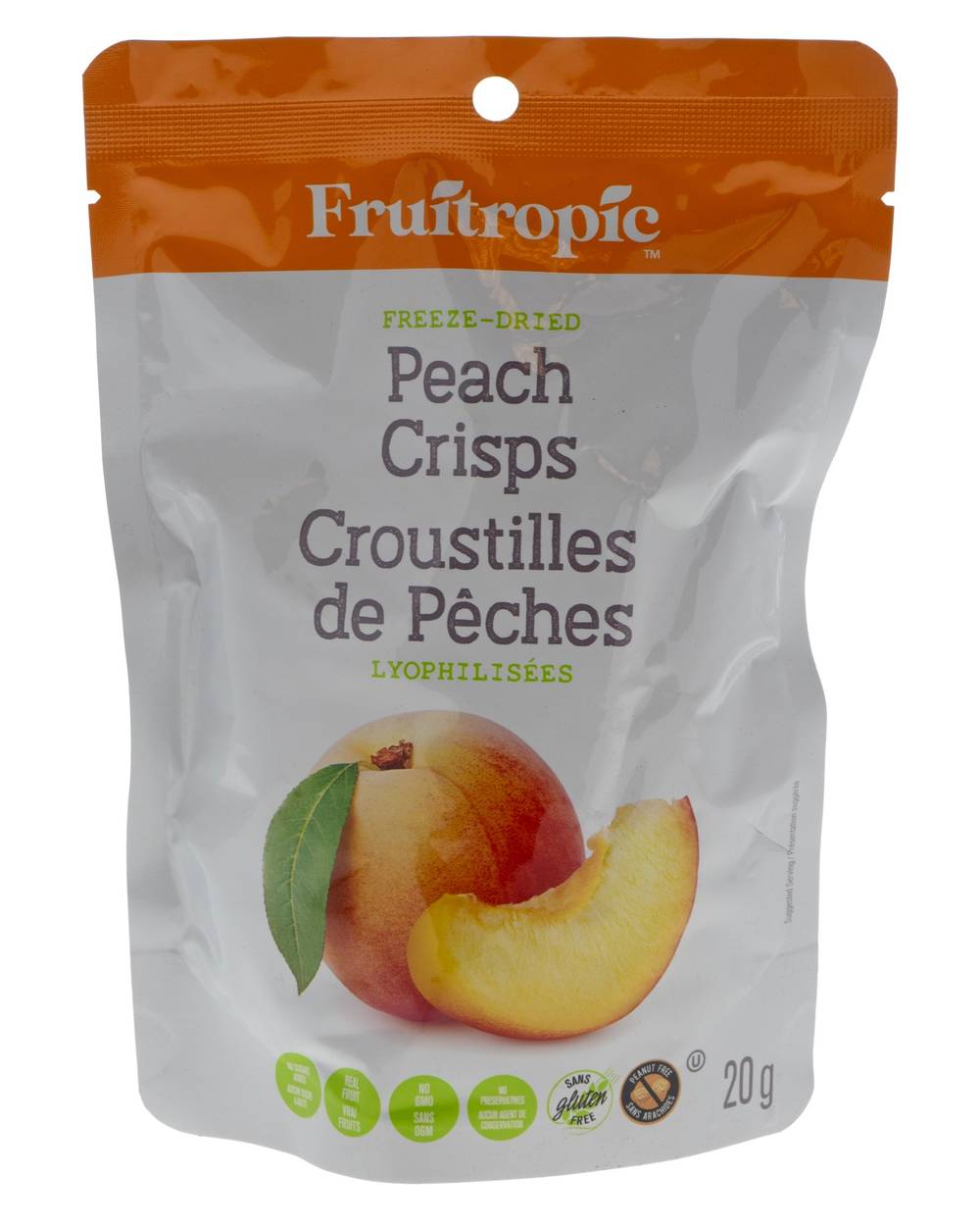 Fruitropic Freeze Dried Peach Crisps (20 g)