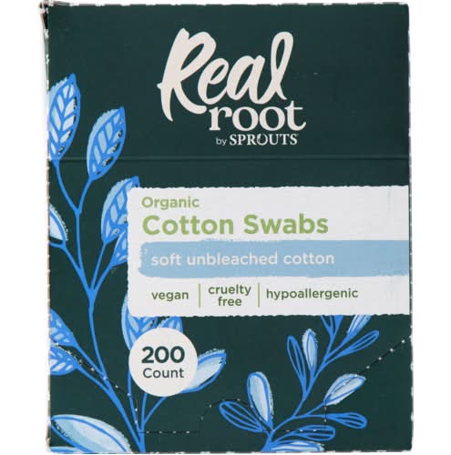 Real Root Organic Cotton Swabs