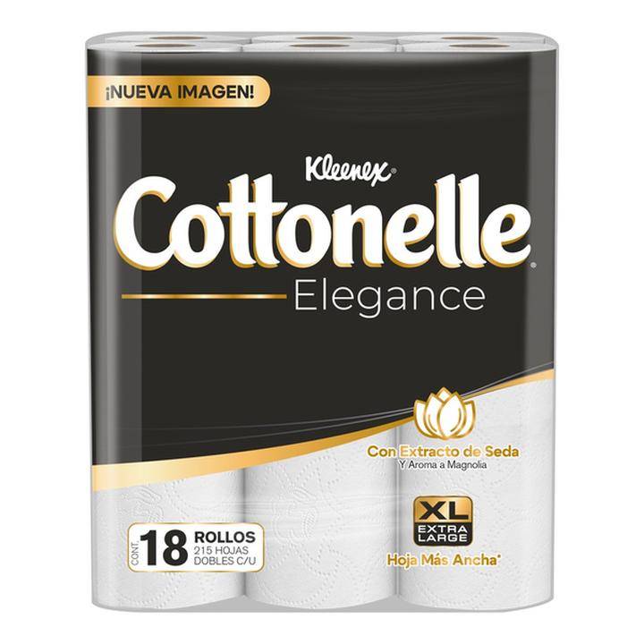 Kleenex Cottonelle · Papel higiénico elegance, XL (16 un)