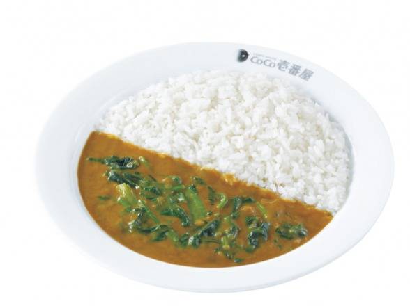 ココイチベジカレー＋ほうれん草 CoCoICHI vegetarian curry+Spinach