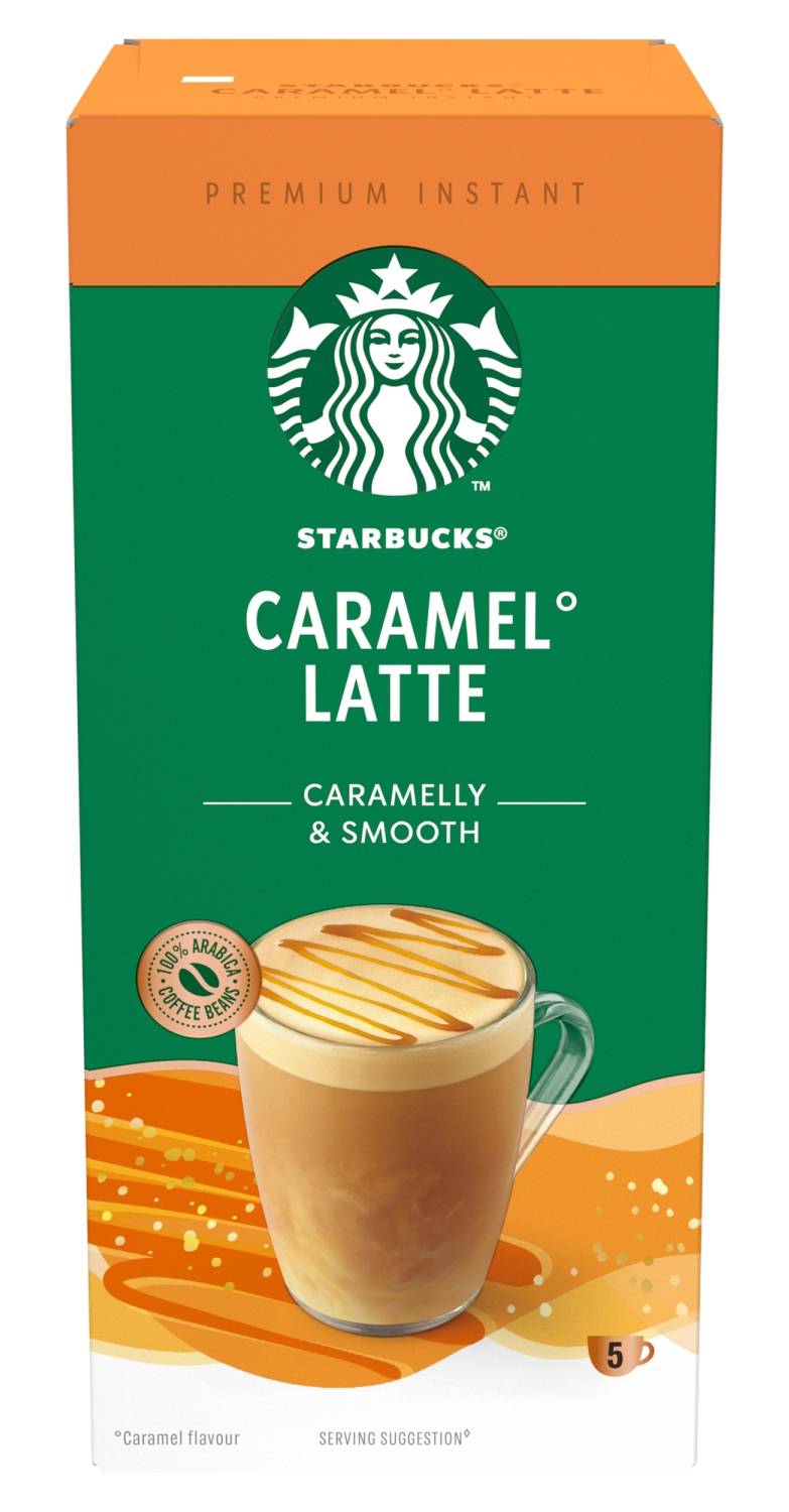 Starbucks Premium Instant Caramel Latte 5 X 23G