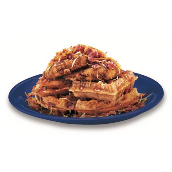 Chicken & Bacon Cheddar Waffle