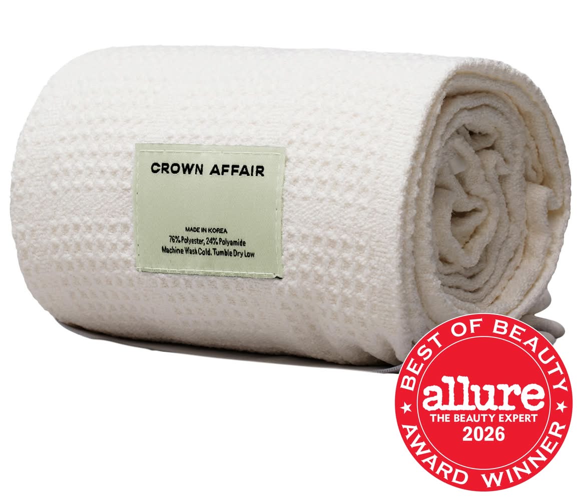 Crown Affair The Hair Towel White