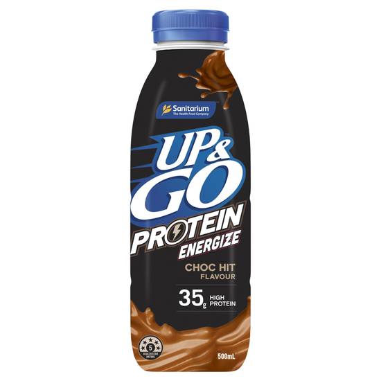 Up & Go Protein Energize Choc Hit 500mL