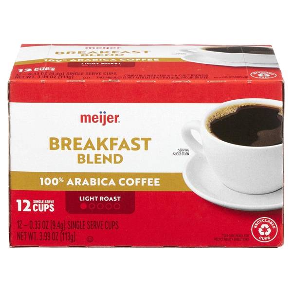 Meijer Breakfast Blend Coffee Pod (12 ct)