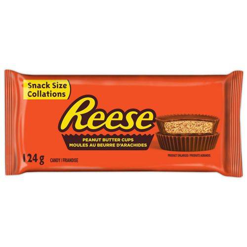 Reese collations moule de chocolat au beurre d'arachide (124g) - peanut butter chocolate cups snack (124 g)