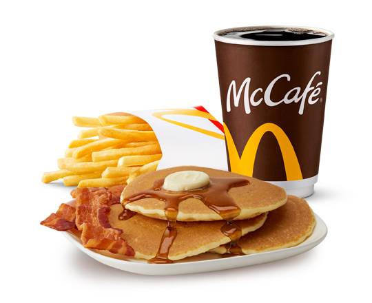 Hotcakes & Bacon Extra Value Meal [860.0 Cals]