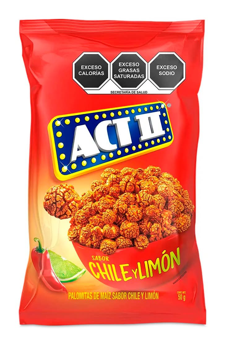 Act II · Palomitas chile y limón (50 g)
