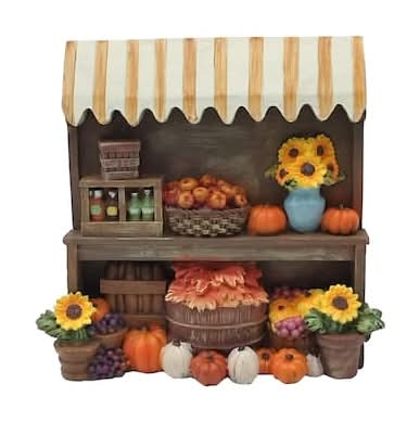 Ashland Mini Pumpkin Shop, 5 in, Brown