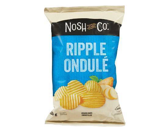 NOSH & CO POTATO CHIPS RIPPLE 130 GR