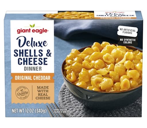 Giant Eagle Original Cheddar Deluxe Shells & Cheese Dinner (12 oz)