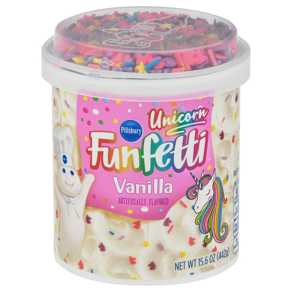 Funfetti Unicorn Frosting, Vanilla (15.6 oz)