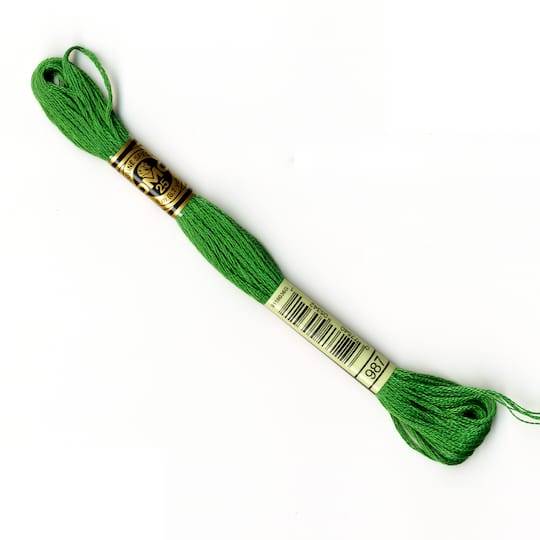 Dmc 6 Strand Embroidery Floss, Green