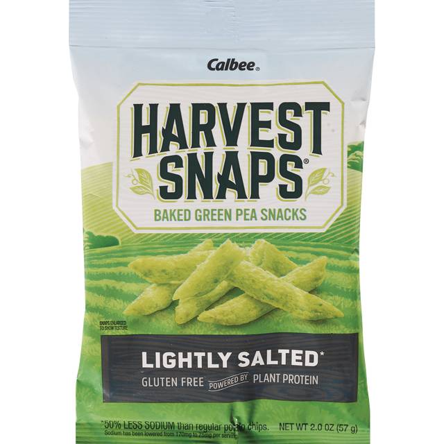 Harvest Snaps Green Pea Snack Crisps, Lightly Salted, 2 oz