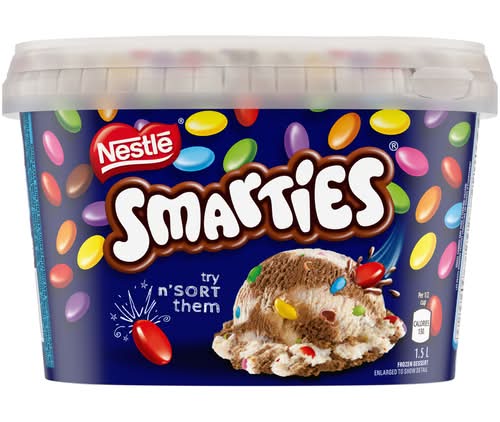 Smarties dessert glacé - frozen dessert