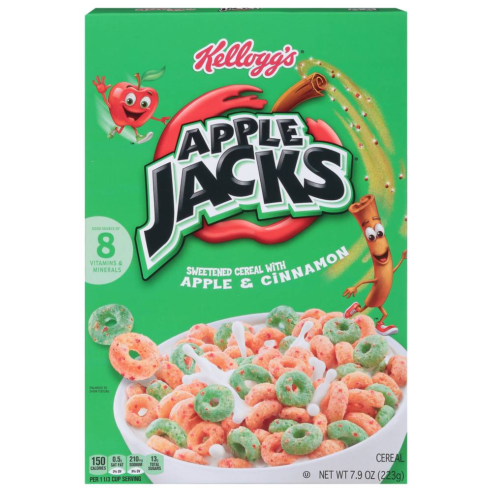 Apple Jacks Cold Breakfast Cereal (7.9 oz)