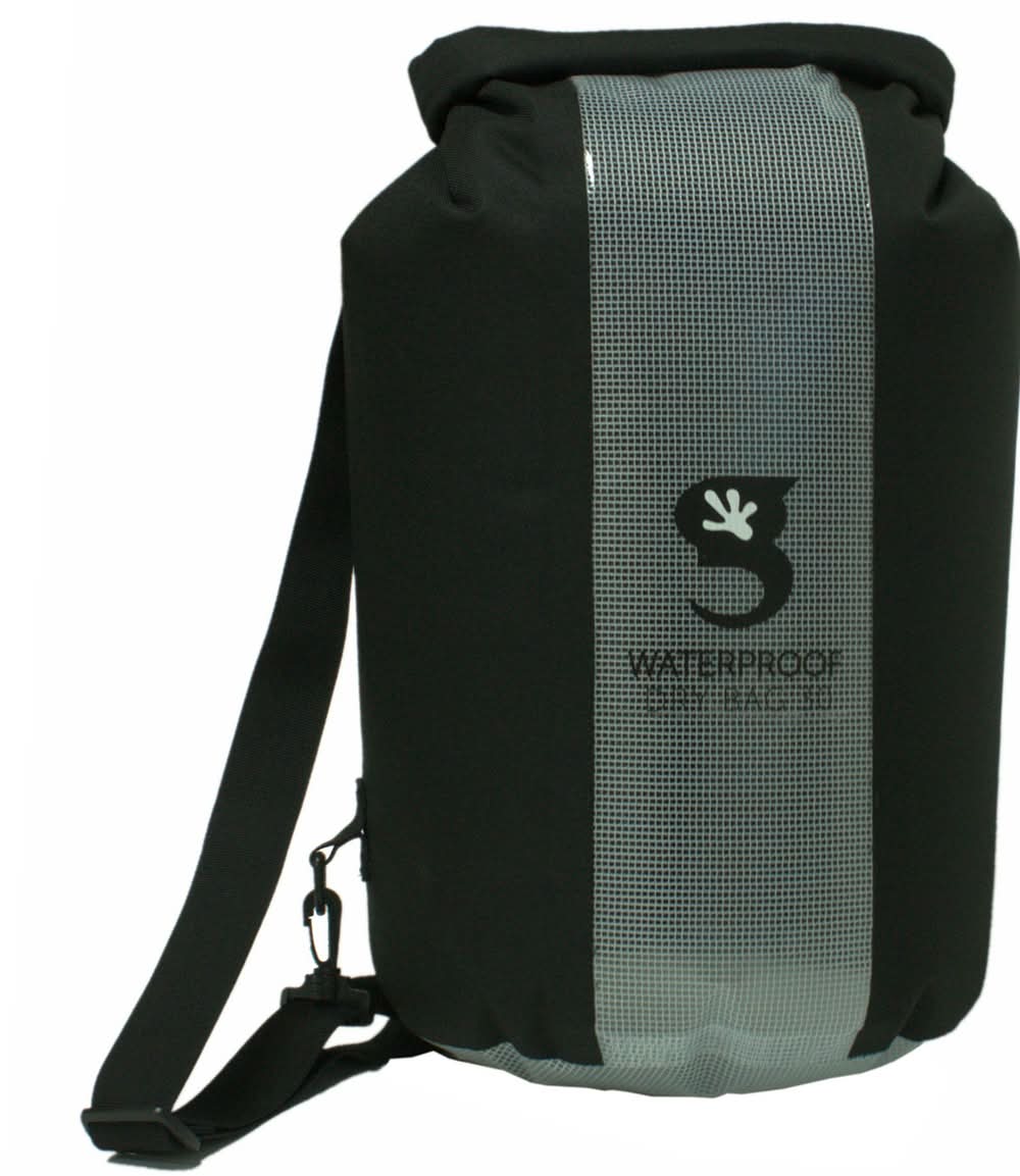geckobrands View 30L Dry Bag (Black, 30L)