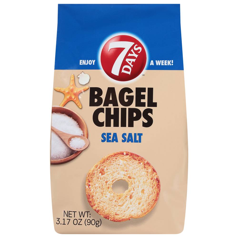 7Days Bagel Chips, Sea Salt (3.17 oz)