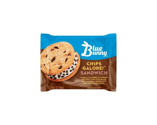Blue Bunny Chips Galore! Ice Cream Sandwich 4.5 oz