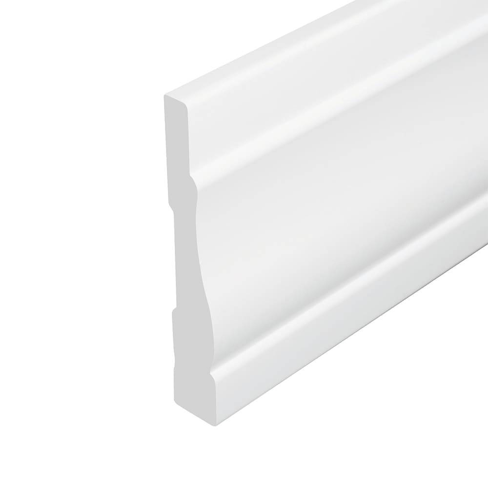 Royal Building Products 5/8-in x 3-1/4-in x 8-ft PVC 9872 Casing | 9872