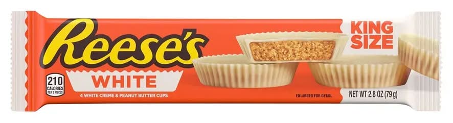 Reese's White Creme Peanut Butter Cups King Size Candy