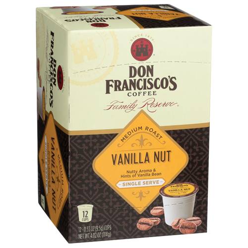 Don Francisco's Vanilla Nut Single Serve Coffee
