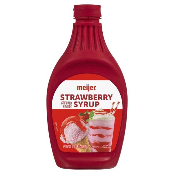 Meijer Strawberry Syrup (22 oz)