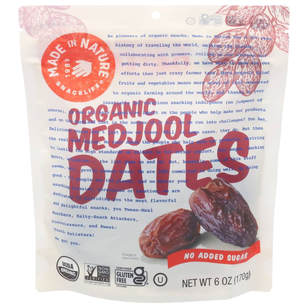 Made in Nature Medjool Organic Dates