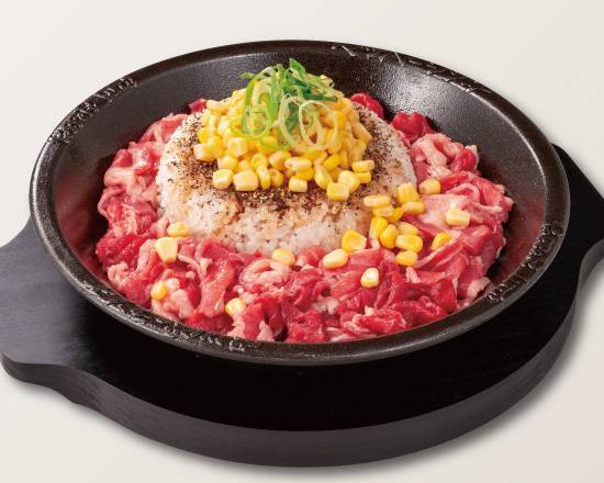お肉特盛りビーフペッパーライス
