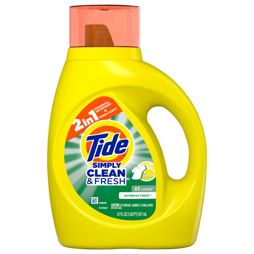 Tide Daybreak Fresh Scent Laundry Detergent (31 fl oz)