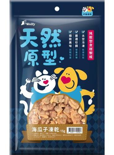 沃野天然原型凍乾零食-海瓜子肉(15g)/4712257321918