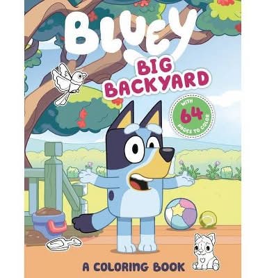 Bluey Big Backyard a Coloring Book By Penguin Young Readers